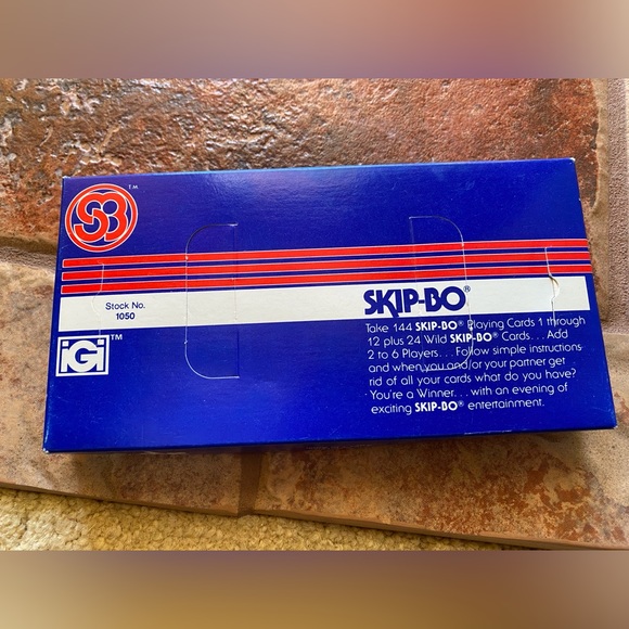 Vtg 1980 Skip-bo Uno Card Game Complete 3 Decks Cards Sealed/instructions/NIB - Picture 6 of 8